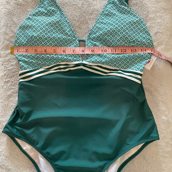 NWT Cupshe Peacock Plunge - Picture 3 of 6